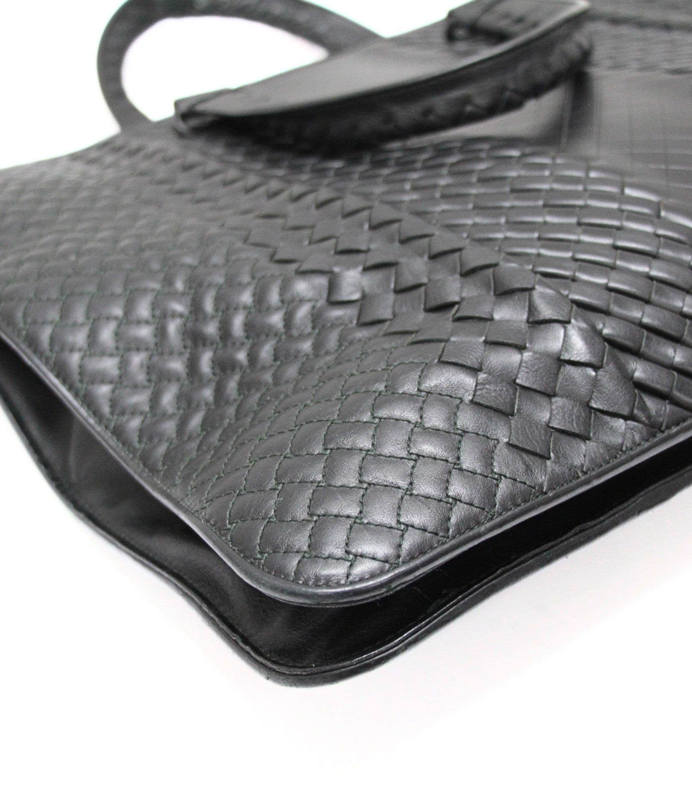 BOTTEGA VENETA Intrecciato Briefcase Black Size ONE SIZE
