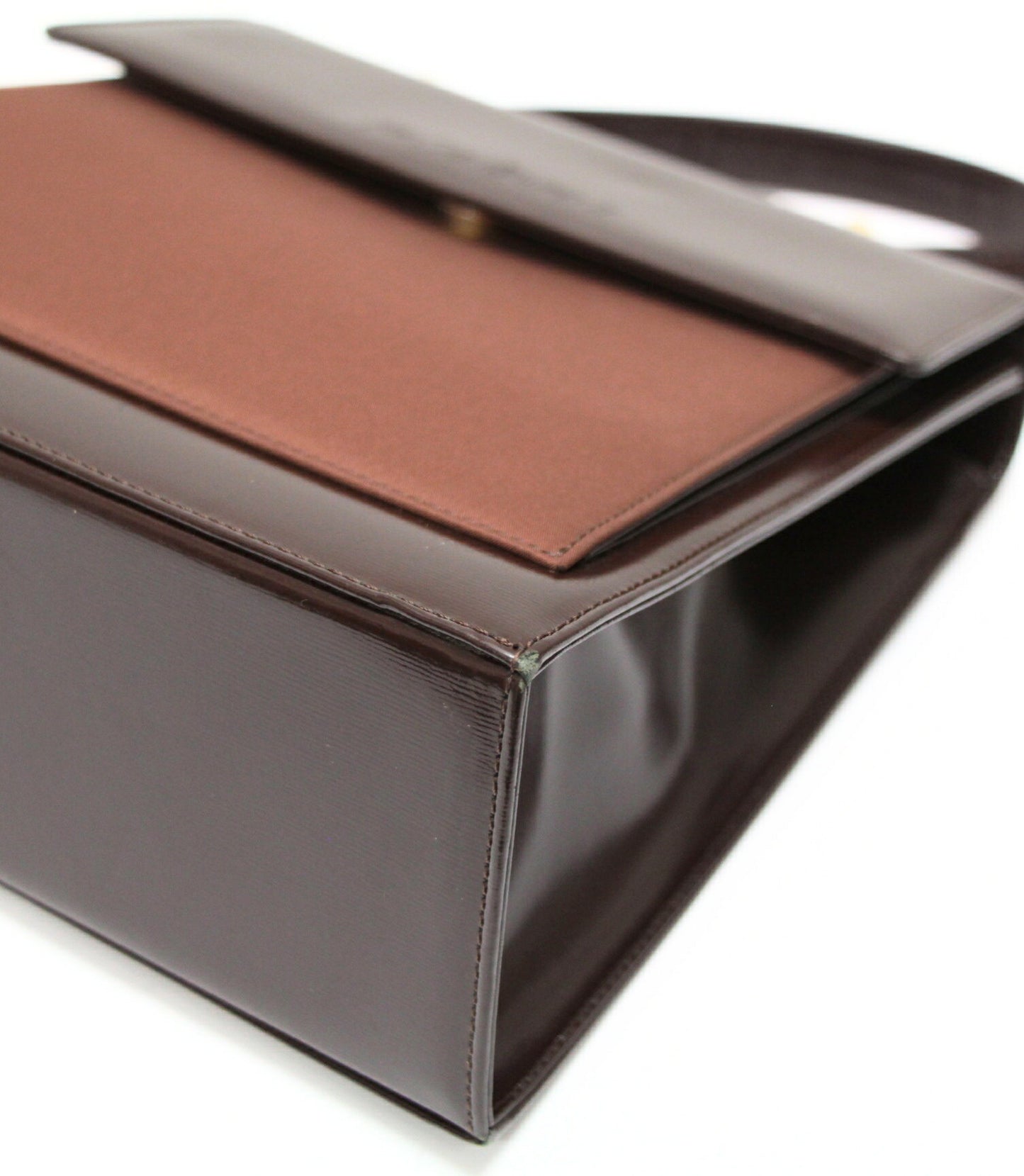 YVES SAINT LAURENT Vintage Handbag Brown Size ONE SIZE
