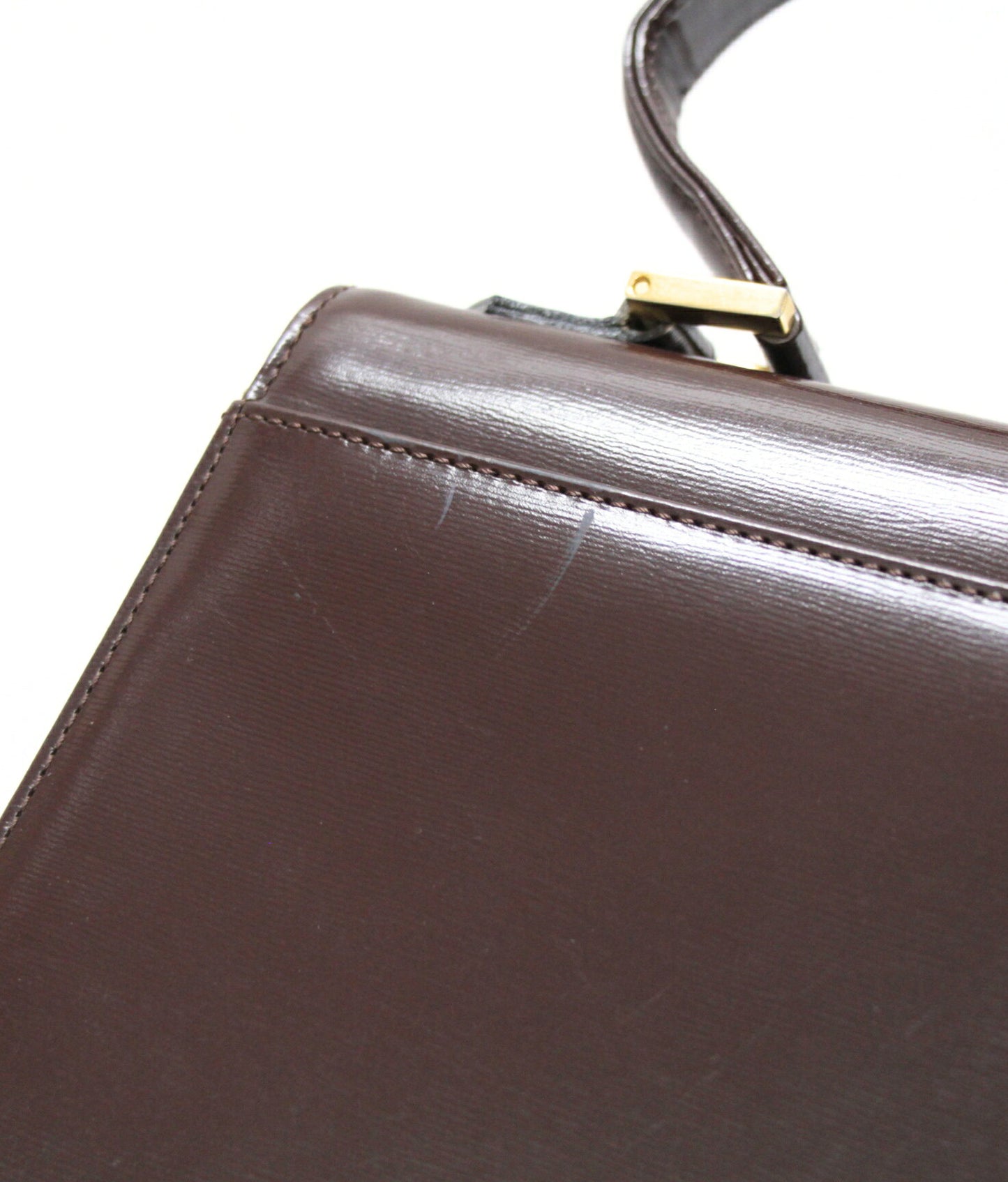 YVES SAINT LAURENT Vintage Handbag Brown Size ONE SIZE