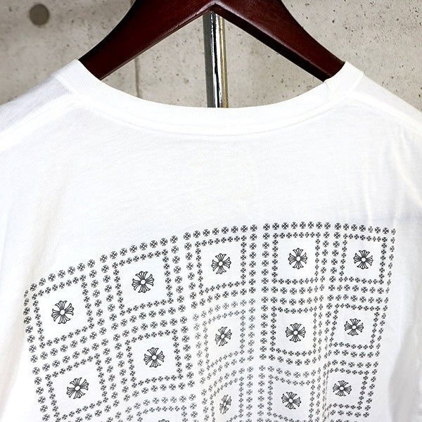 CHROME HEARTS CH Plus Pocket T-Shirt White Cotton Size M