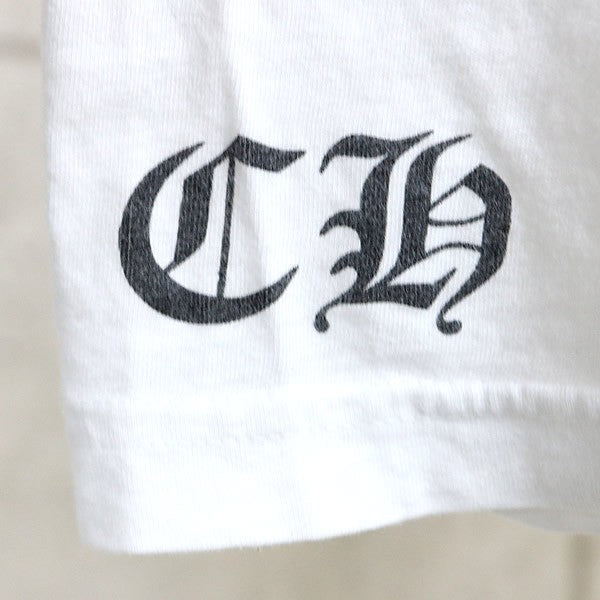 CHROME HEARTS CH Plus Pocket T-Shirt White Cotton Size M