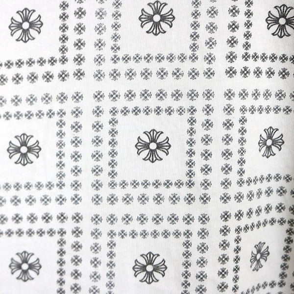 CHROME HEARTS CH Plus Pocket T-Shirt White Cotton Size M