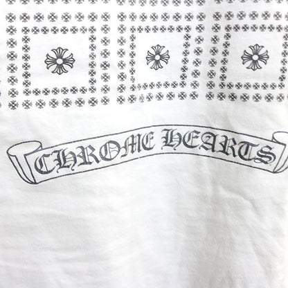 CHROME HEARTS CH Plus Pocket T-Shirt White Cotton Size M
