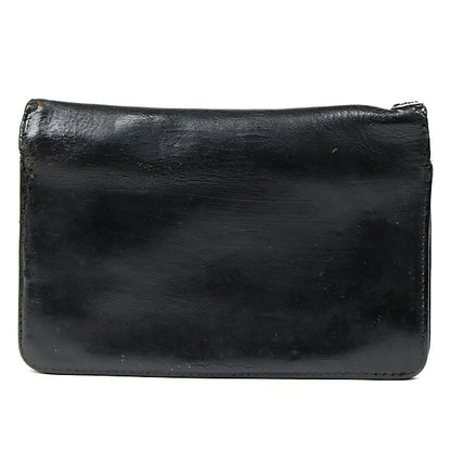 CHROME HEARTS 2ZIP Cross Button Wallet Black Size ONE SIZE