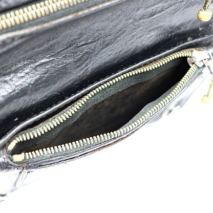CHROME HEARTS 2ZIP Cross Button Wallet Black Size ONE SIZE