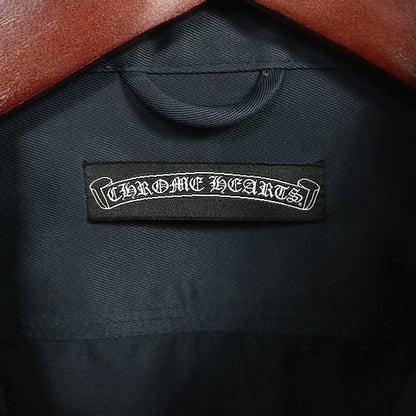 CHROME HEARTS BS Fleur Button Military Jacket Navy Size M