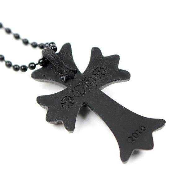 CHROME HEARTS CH Cross Rubber Necklace Black Size ONE SIZE