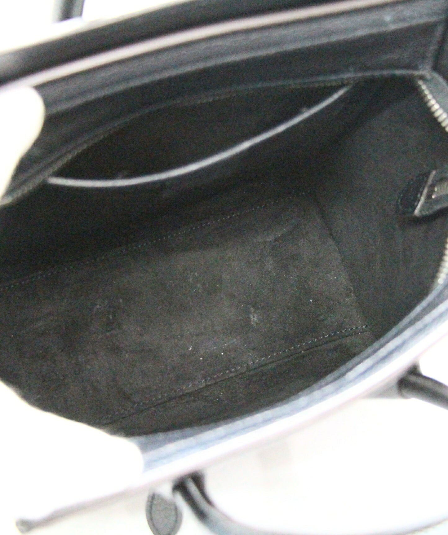 CELINE Luggage Nano Shopper 2WAY Bag Black Size ONE SIZE