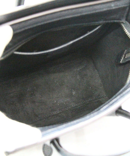 CELINE Luggage Nano Shopper 2WAY Bag Black Size ONE SIZE