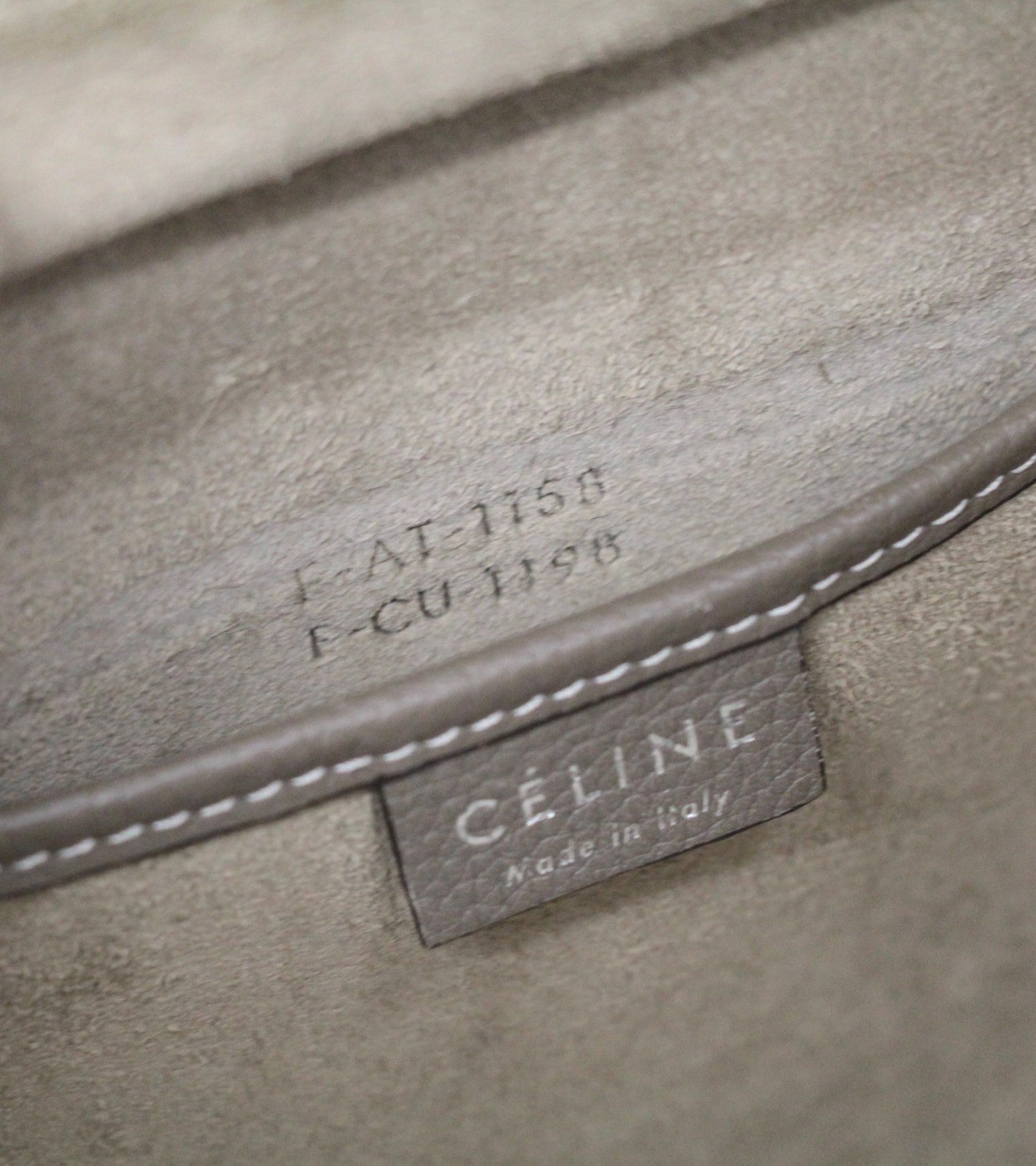 CELINE Luggage Nano Shopper 2WAY Bag Beige Size ONE SIZE