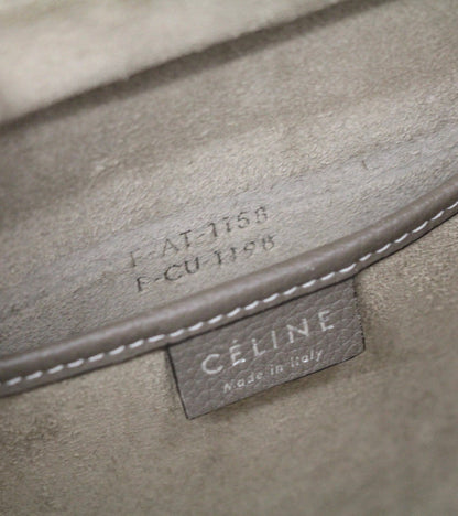 CELINE Luggage Nano Shopper 2WAY Bag Beige Size ONE SIZE
