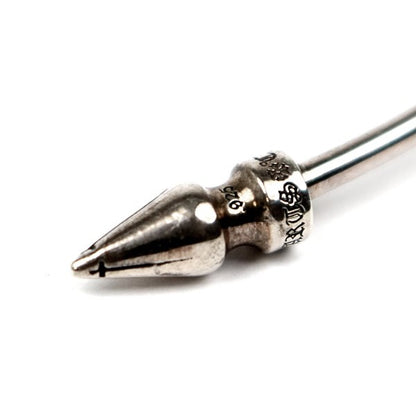CHROME HEARTS Spike Choker Necklace Silver Size ONE SIZE