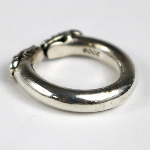 CHROME HEARTS Double Dog Silver SV925 Ring Size ONE SIZE