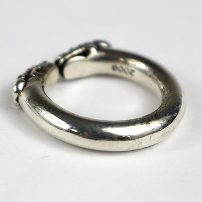 CHROME HEARTS Double Dog Silver SV925 Ring Size ONE SIZE