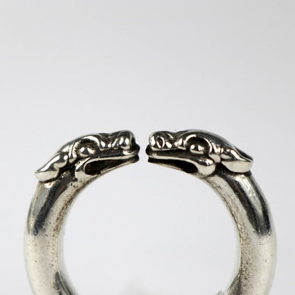 CHROME HEARTS Double Dog Silver SV925 Ring Size ONE SIZE