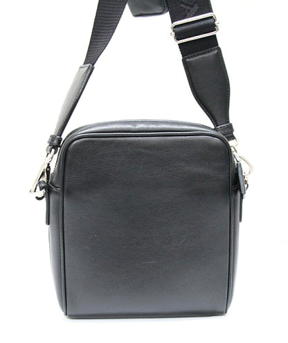 PRADA Triangle Logo Soft Calf Bag Black Size ONE SIZE