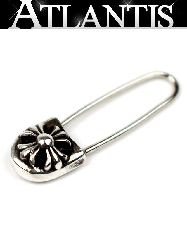 CHROME HEARTS Safety Pin Earring Silver Size ONE SIZE
