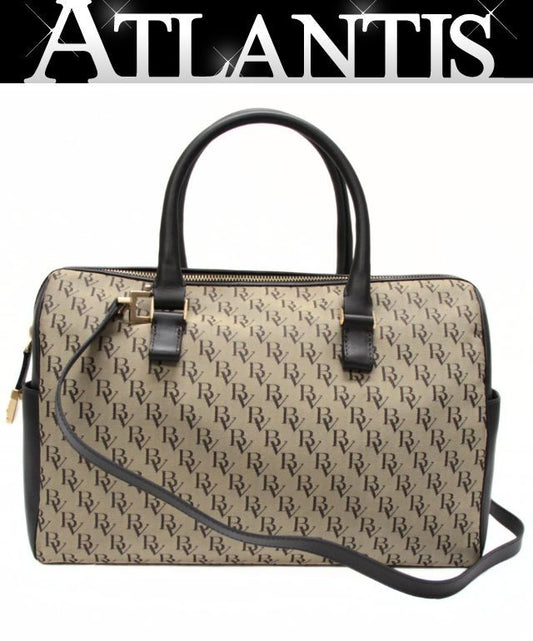 BOTTEGA VENETA Vintage 2WAY Canvas Bag Brown Size ONE SIZE