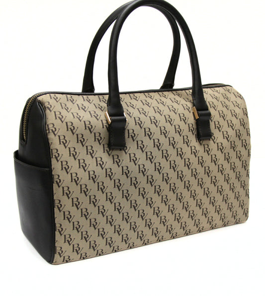 BOTTEGA VENETA Vintage 2WAY Canvas Bag Brown Size ONE SIZE