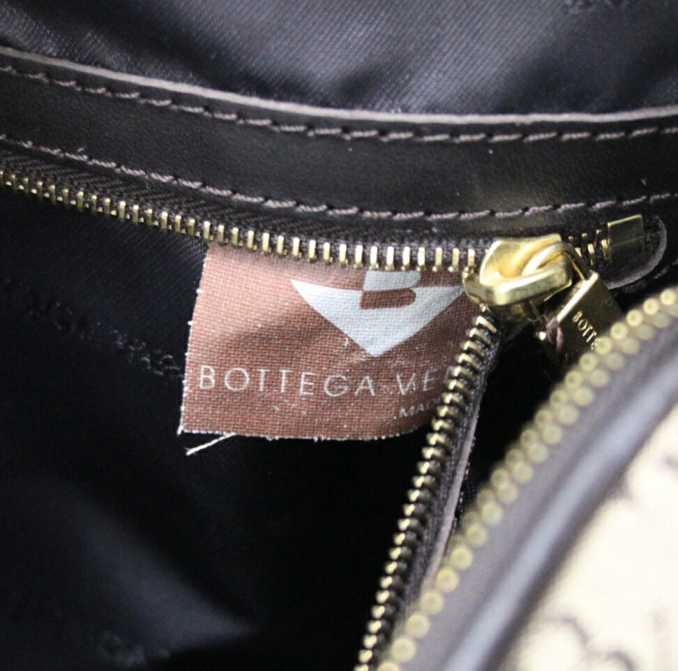 BOTTEGA VENETA Vintage 2WAY Canvas Bag Brown Size ONE SIZE