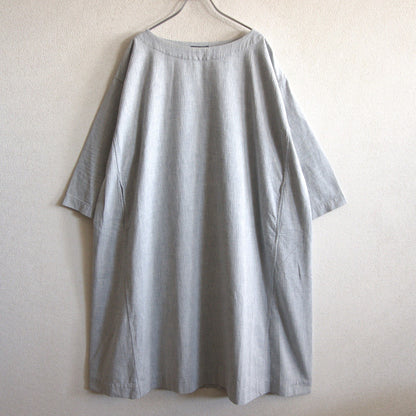 45R Umako Mixed Material Relaxed Dress