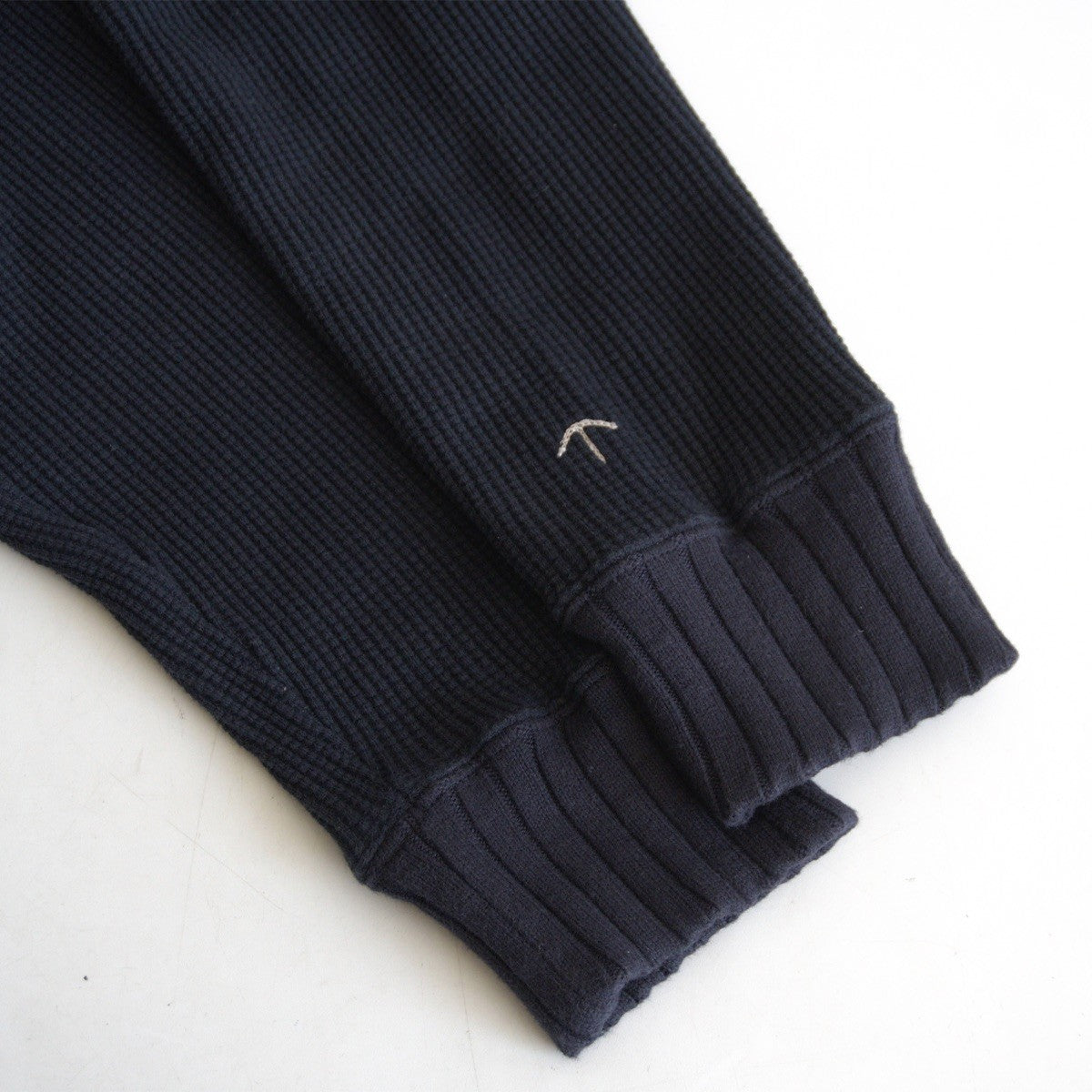 Nigel Cabourn TURTLE NECK WAFFLE T-Shirt Blue Size 50