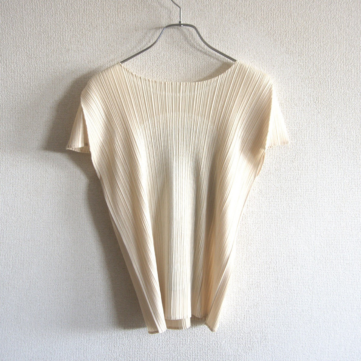 PLEATS PLEASE Animal Print Pleated Top T-Shirt Size 3