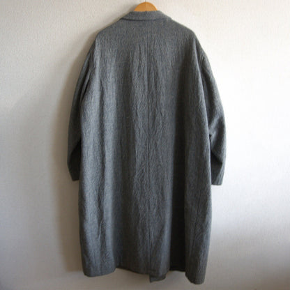 Y's for Men 90S Wool Tweed Long Coat Size L