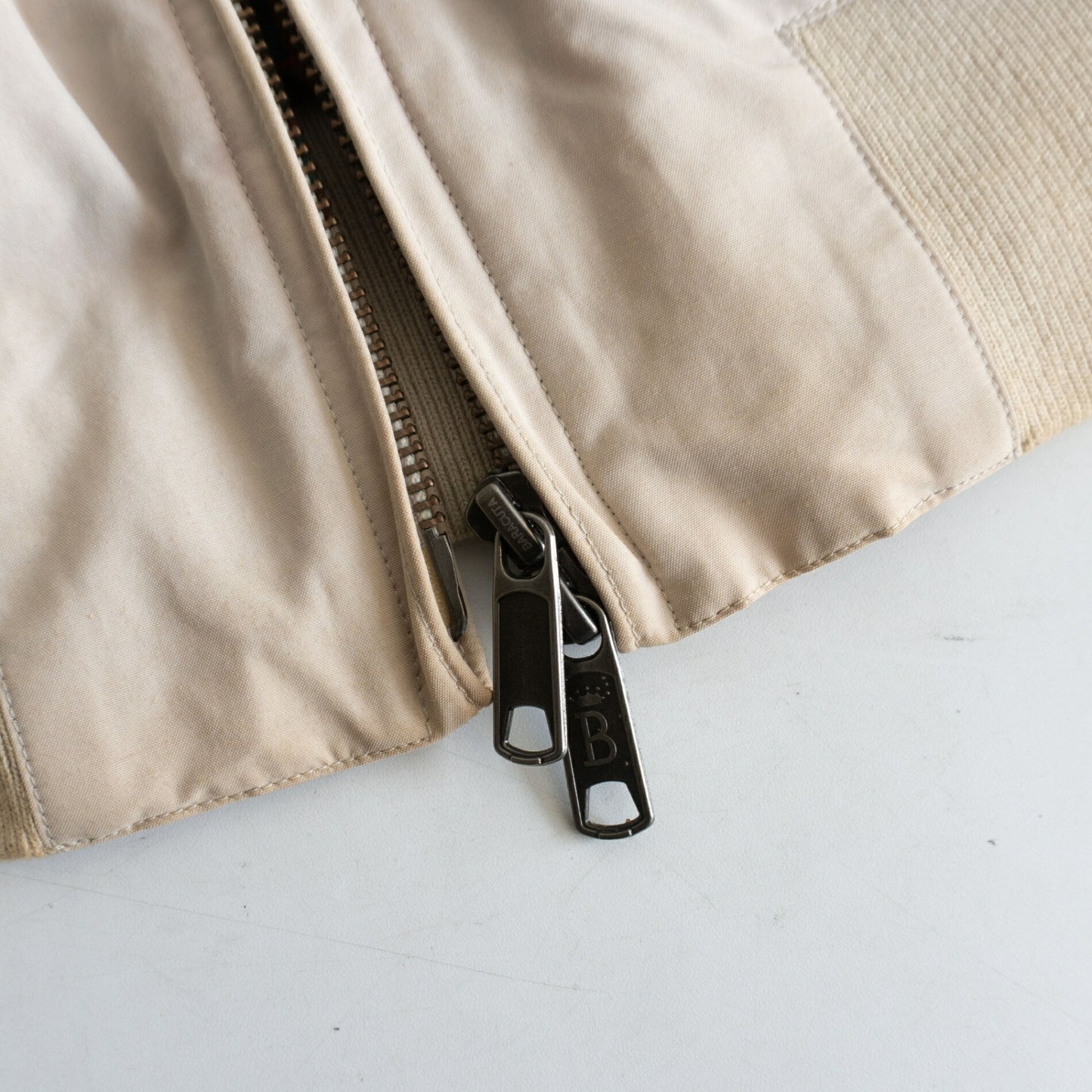 BARACUTA G9 Harrington Jacket Ivory Size 36