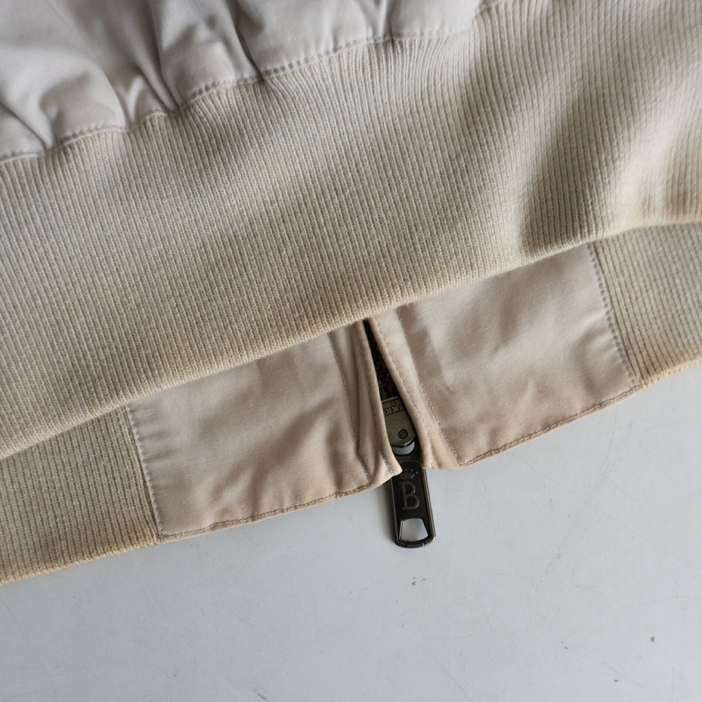 BARACUTA G9 Harrington Jacket Ivory Size 36