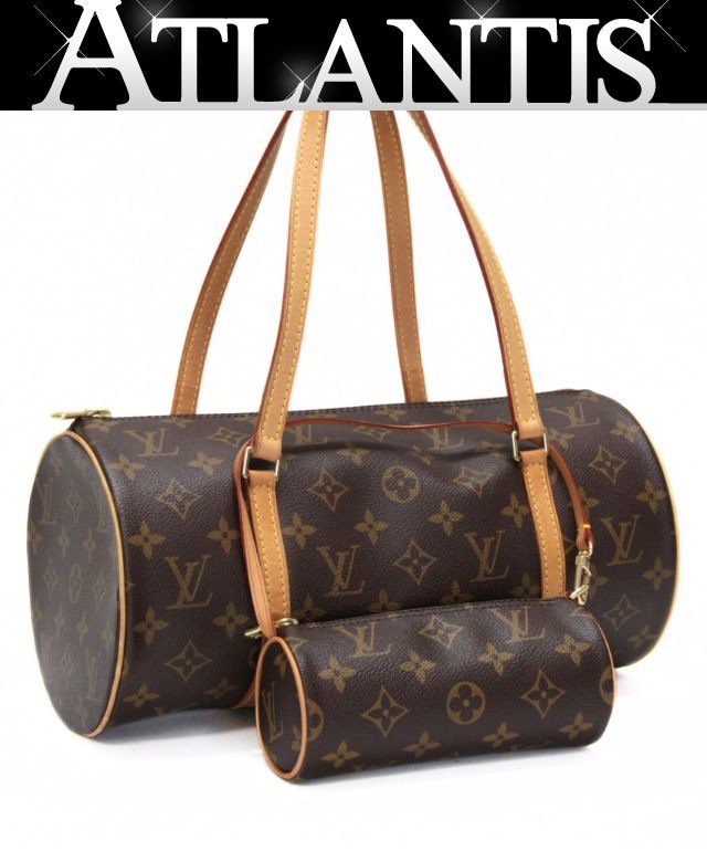 Louis Vuitton Monogram Papillon Handbag Brown Size ONE SIZE