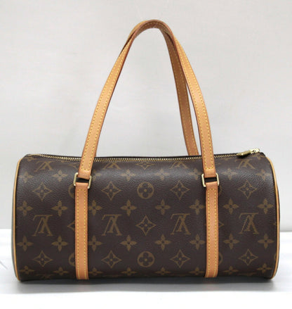 Louis Vuitton Monogram Papillon Handbag Brown Size ONE SIZE
