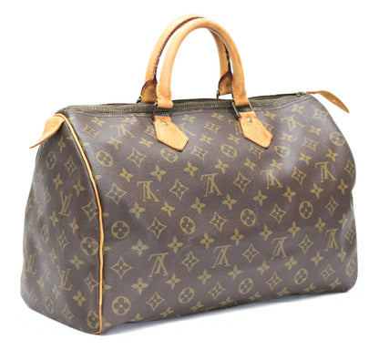 Louis Vuitton Monogram Speedy 35 Bag Brown Size ONE SIZE
