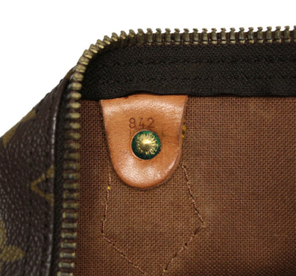 Louis Vuitton Monogram Speedy 35 Bag Brown Size ONE SIZE
