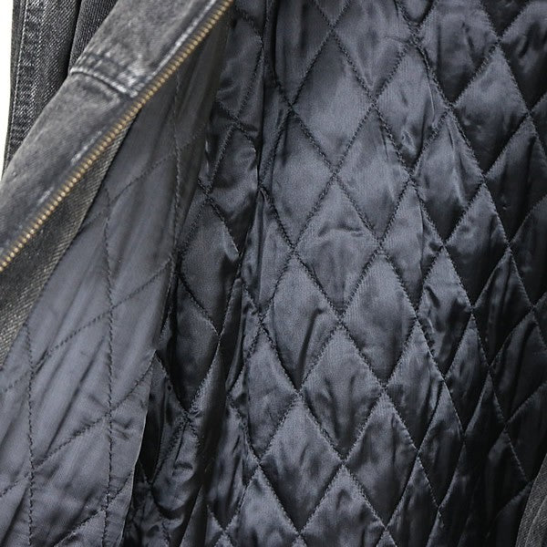 CELINE 21AW Hedi TEEN KNIGHT POEM Zebra Jacket Black Size L