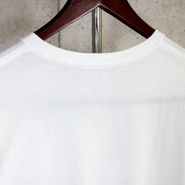 CHROME HEARTS Neck Logo Print T-Shirt White Cotton Size XL