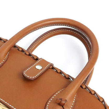 HERMES Bolide Picnic Fauve Rattan Handbag Size ONE SIZE
