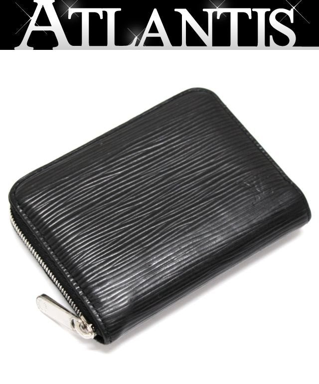 Louis Vuitton Epi Zippy Coin Card Case Noir Size ONE SIZE