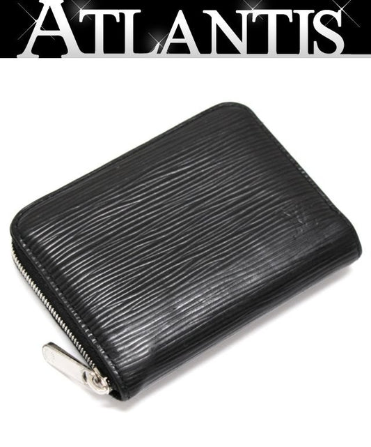 Louis Vuitton Epi Zippy Coin Card Case Noir Size ONE SIZE