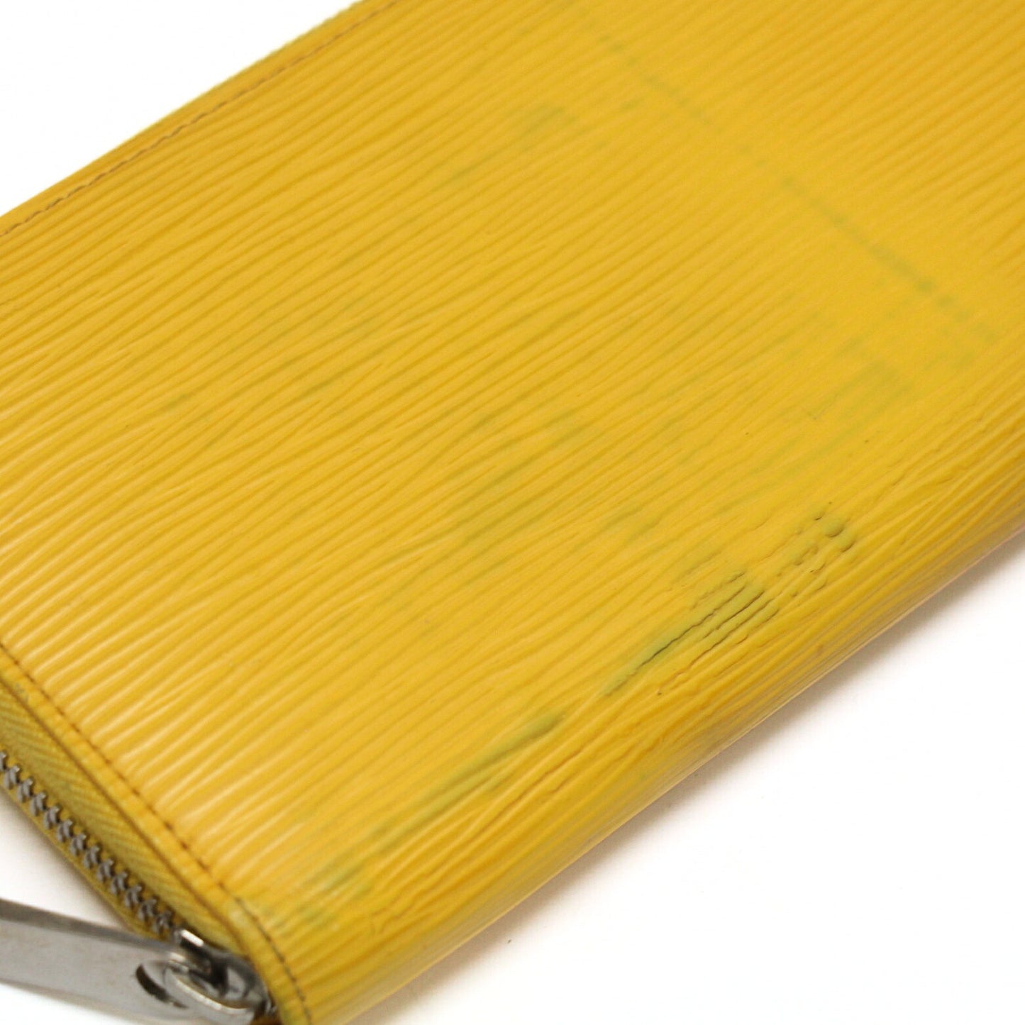Louis Vuitton Epi Leather Round Wallet Yellow Size ONE SIZE