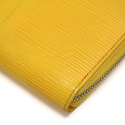 Louis Vuitton Epi Leather Round Wallet Yellow Size ONE SIZE