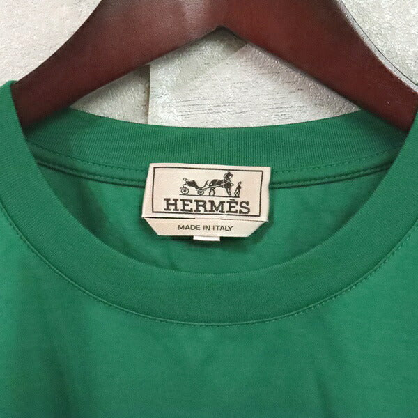 HERMES H-Bal Mini Patch Cotton Crewneck T-Shirt Size L