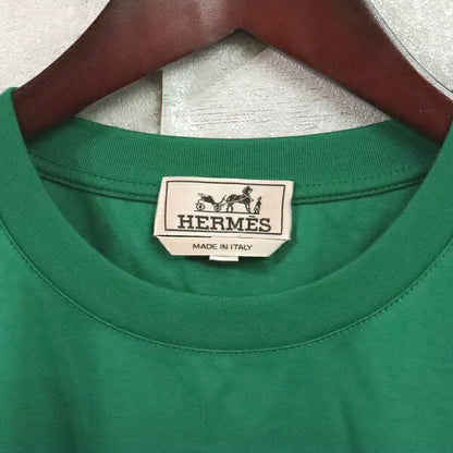 HERMES H-Bal Mini Patch Cotton Crewneck T-Shirt Size L