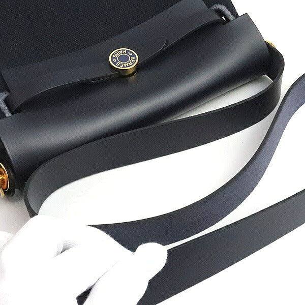 HERMES Herbag Zip Mini 20 Toile H Shoulder Bag Size ONE SIZE
