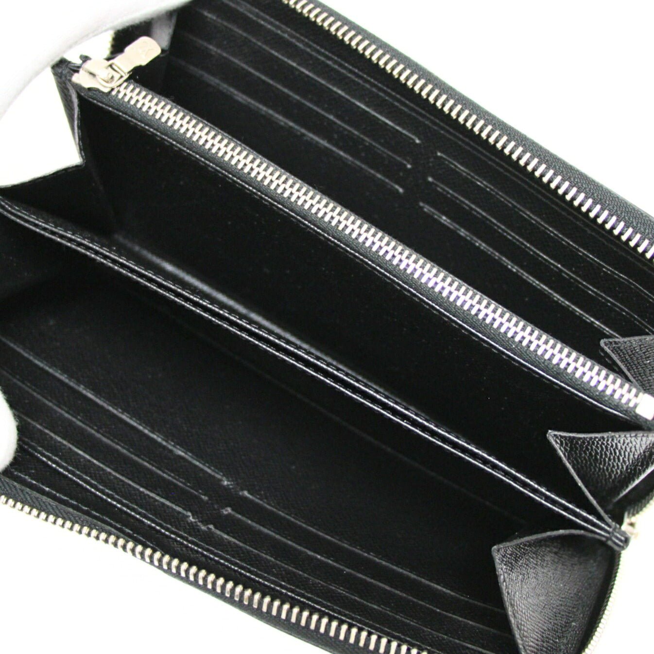 Louis Vuitton Epi Leather Round Wallet Black Size ONE SIZE