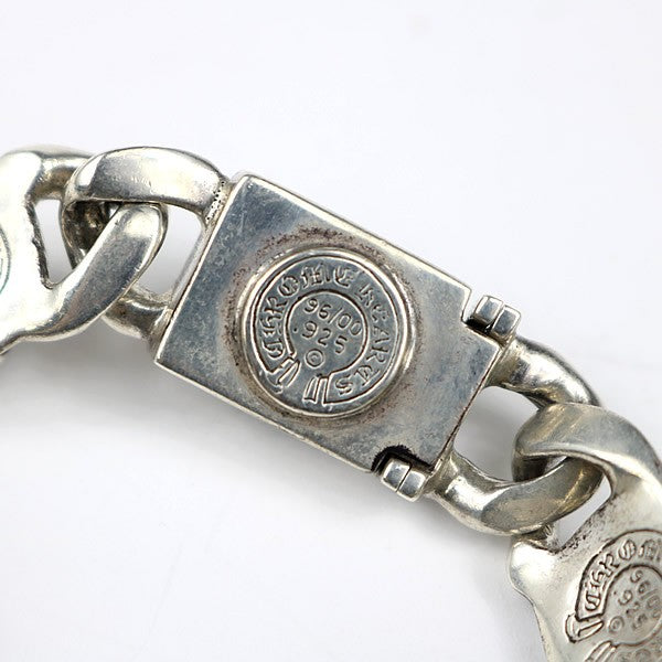 CHROME HEARTS Small Crosslink Silver Bracelet Size ONE SIZE