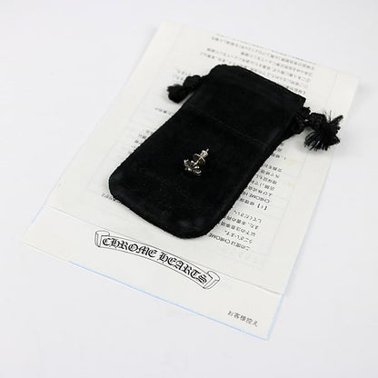 CHROME HEARTS CH Plus Stud Silver Earring Size ONE SIZE