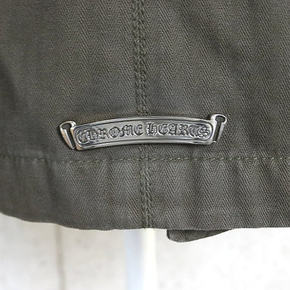 CHROME HEARTS Cherry Bomb Military Jacket Khaki Size M