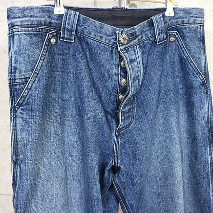 CHROME HEARTS V2 Carpenter Denim Jeans Blue SV925 Size 34