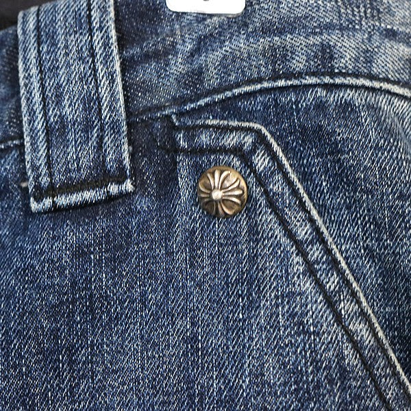 CHROME HEARTS V2 Carpenter Denim Jeans Blue SV925 Size 34